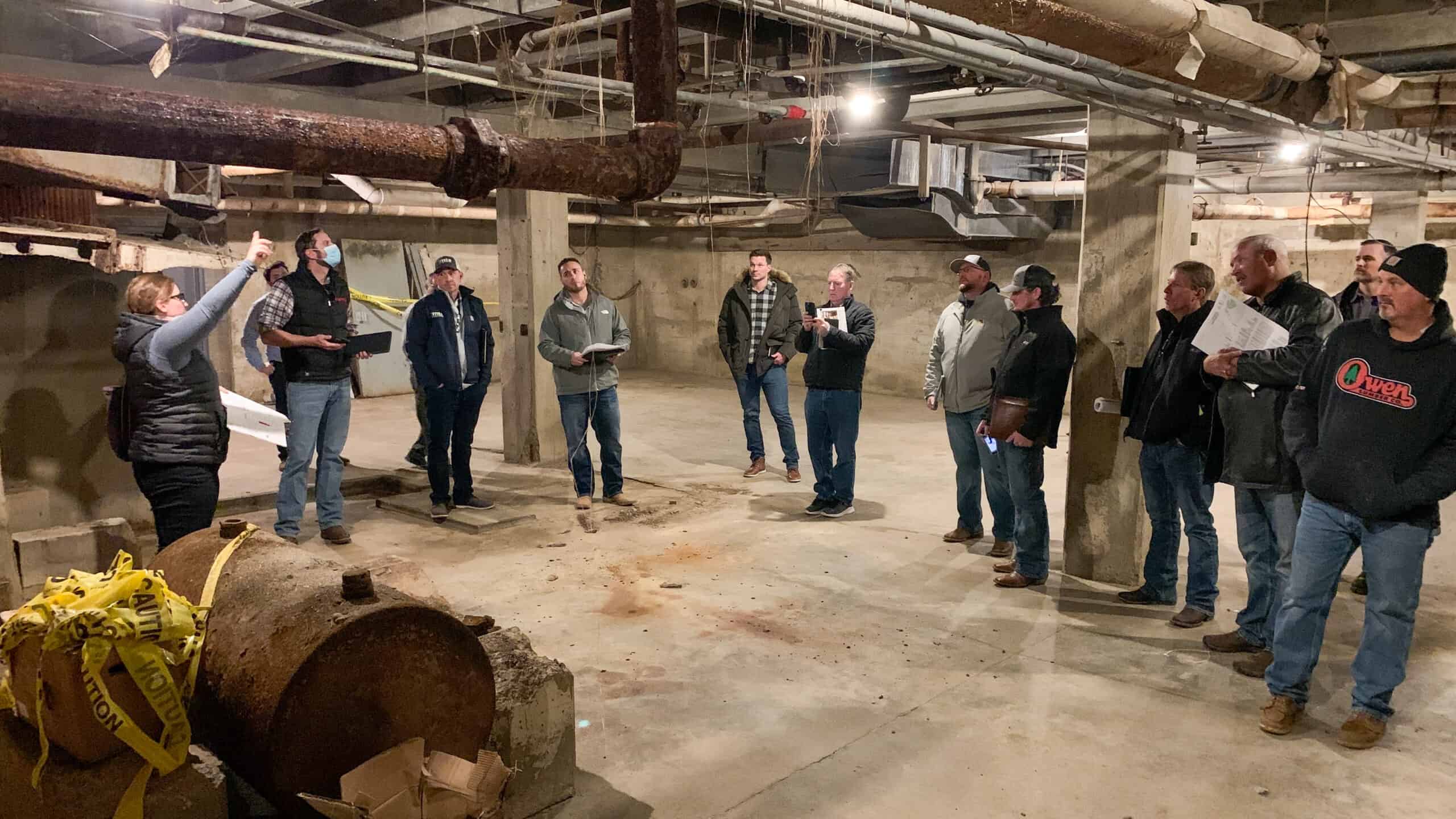 contractors at hall of waters 2