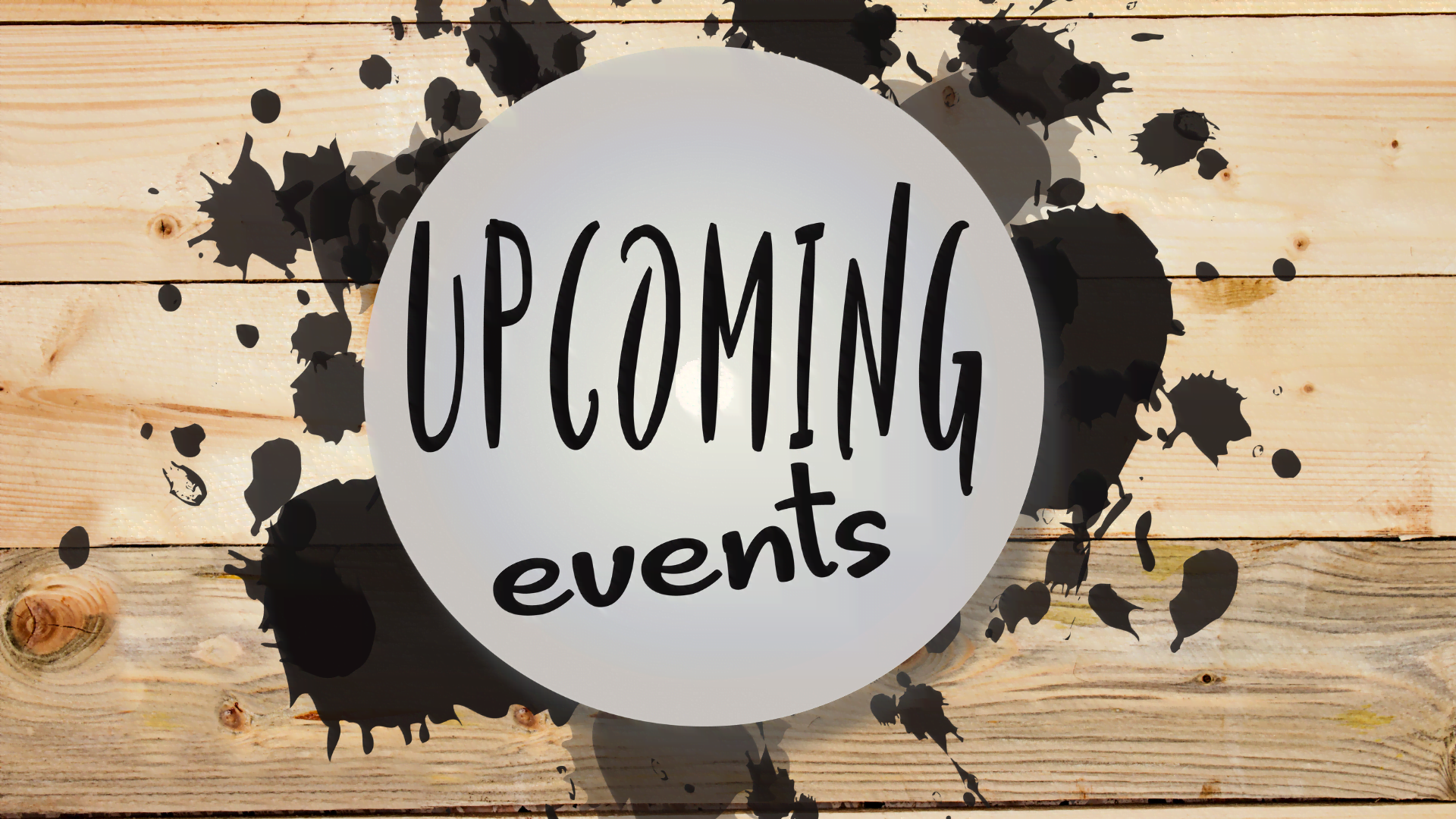 Upcoming Events banner