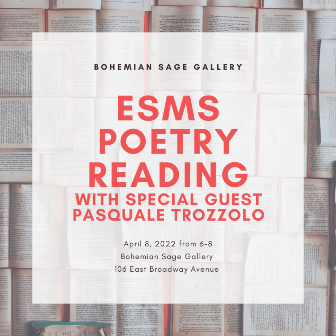 ESMS Poetry Reading Notice