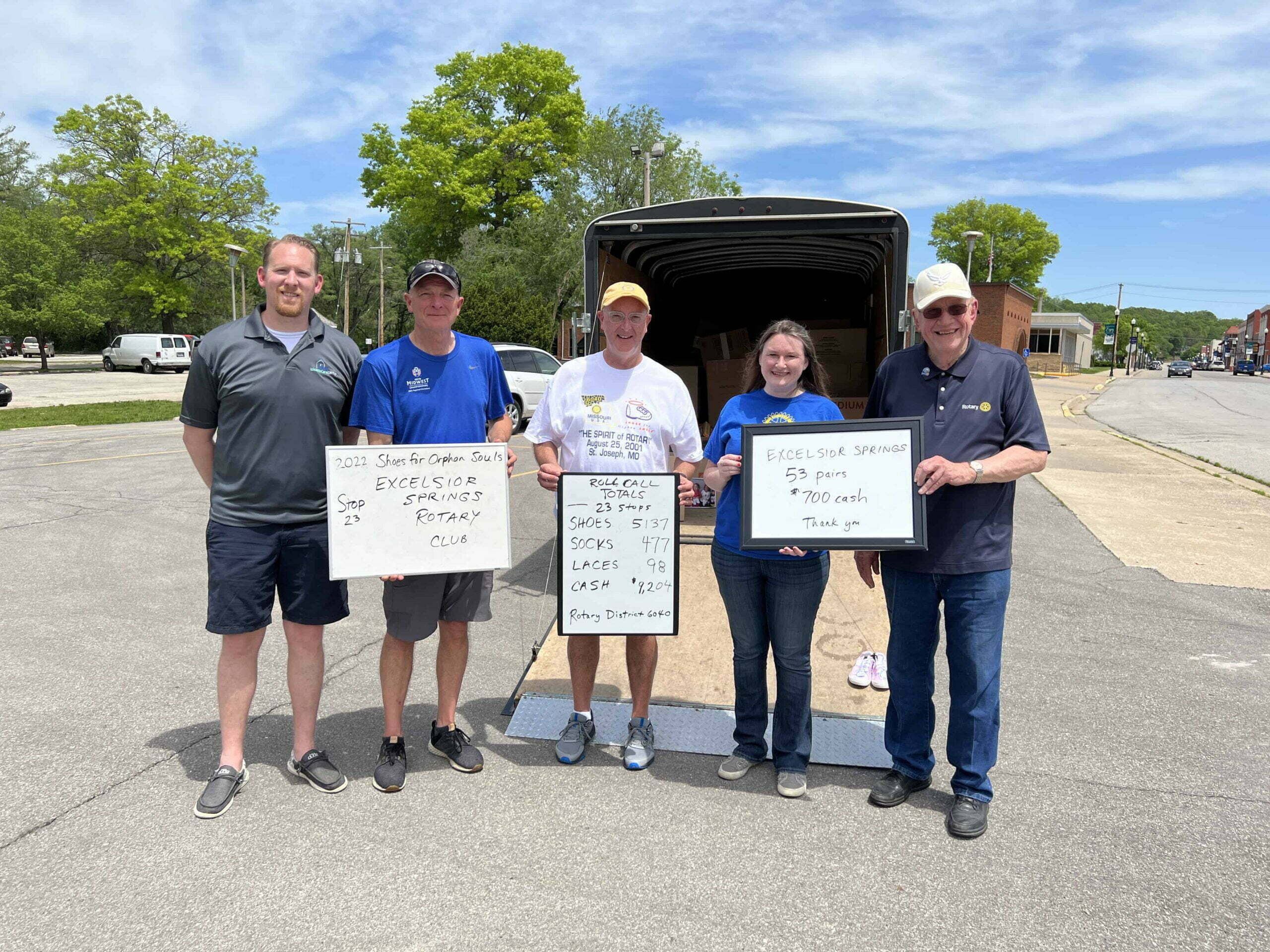 Excelsior Springs Rotary with Shoes Caravan