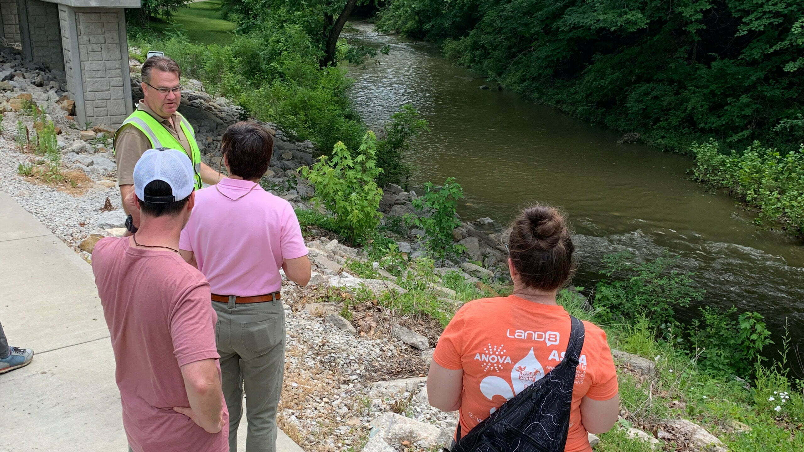 research team studies Fishing River