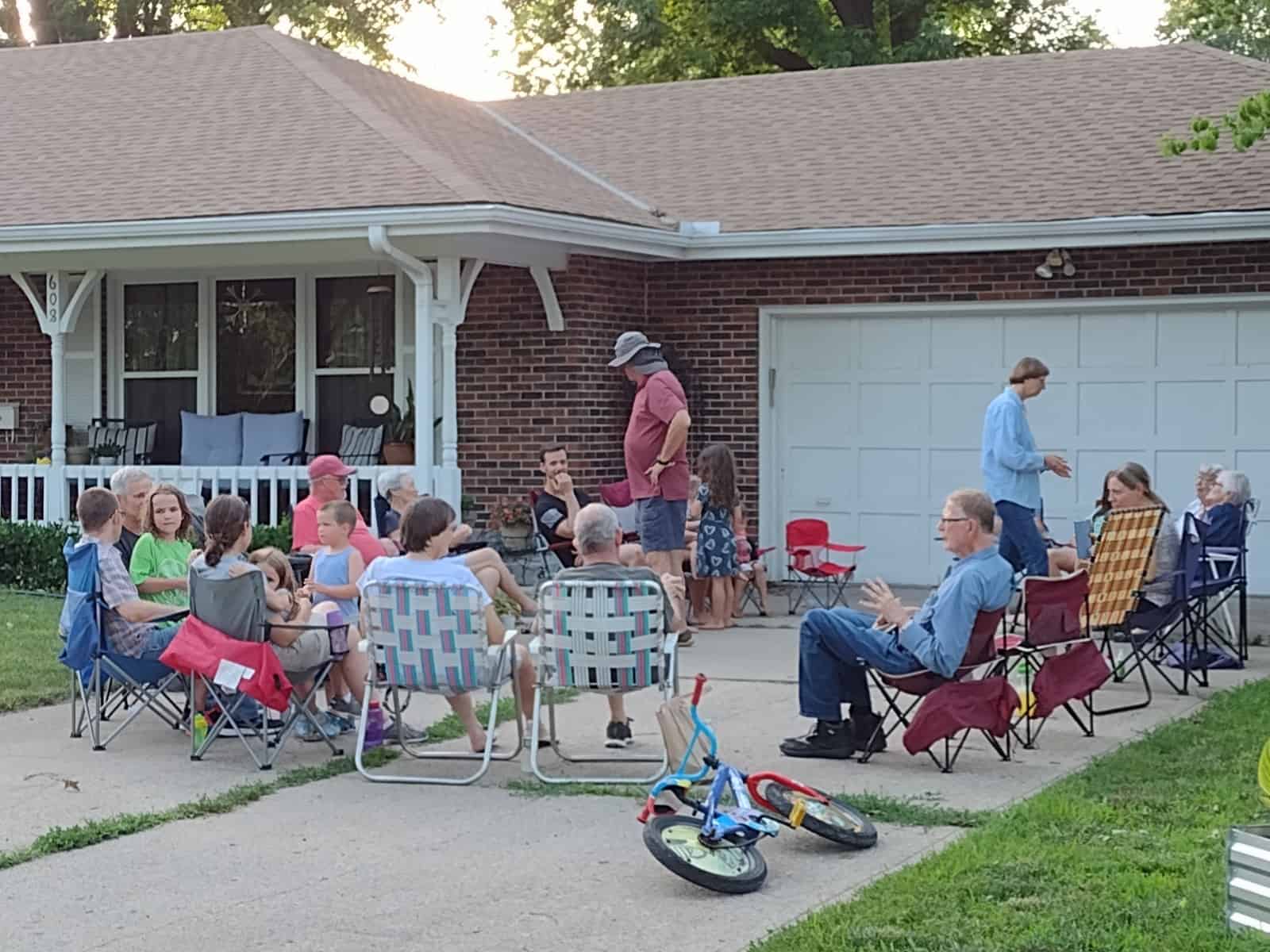 Westwood Hill Neighbors meet for Flamingo Friday
