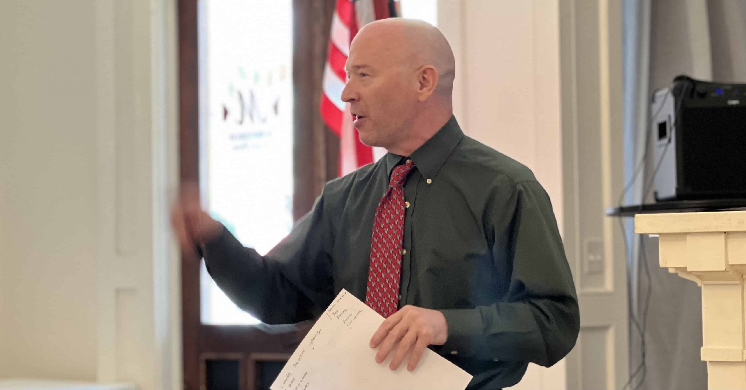 Excelsior Springs Chamber President Michael Fitzpatrick