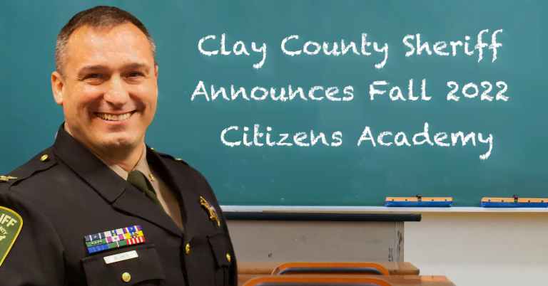 Clay County Sheriff Announces Fall 2022 Citizens Academy