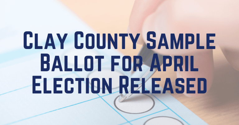 Clay County Sample Ballot banner