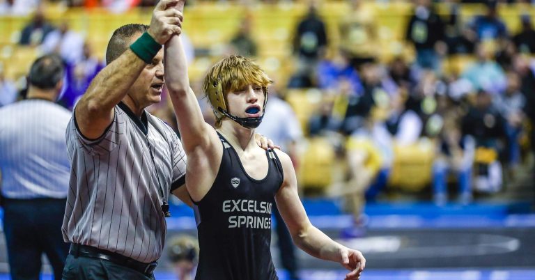 Freshman Cooper Collins Wins State Wrestling Title