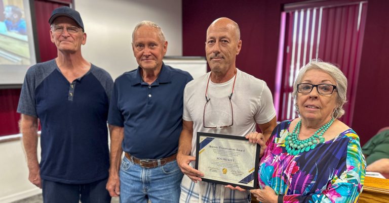 Prewitt Honored with Historic Preservation Award