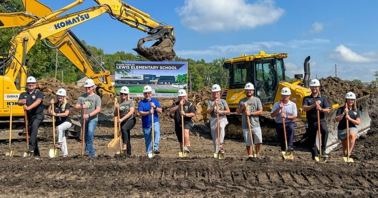 Lewis Elementary Kicks Off with a Sizzling Groundbreaking