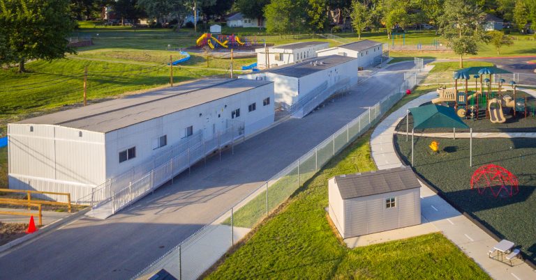 Take a Peek Inside Lewis Elementary’s Temporary Classrooms
