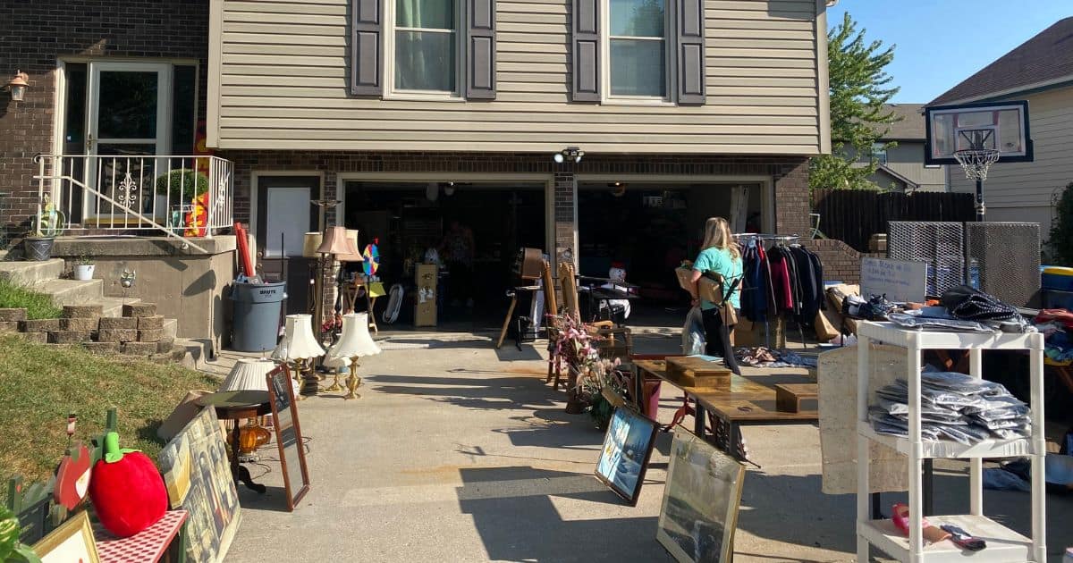 Excelsior Springs residence participates in the Fall City-Wide Garage Sale