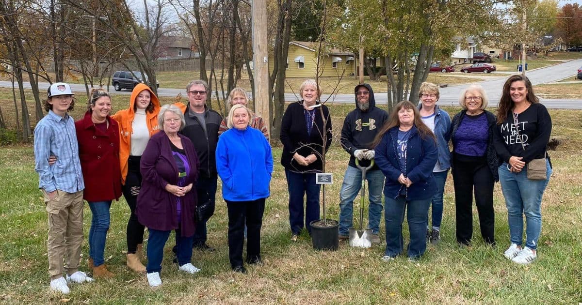Ladies Choice Book Club tree dedication