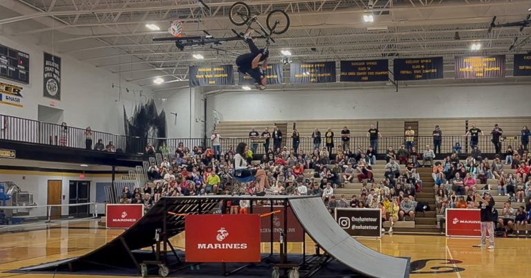 No Hate Tour Brings High-Flying Moves and Anti-Bullying Message to ESHS