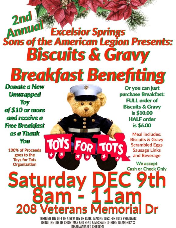 Sons of the American Legion Biscuits and Gravy Breakfast