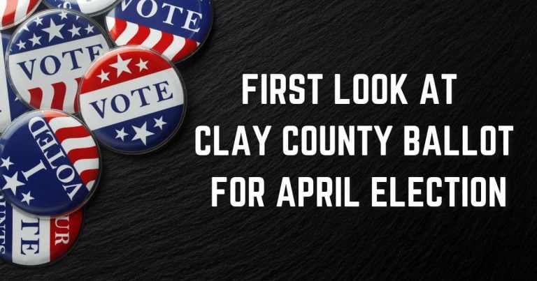 First Look at Clay County Ballot for April Election