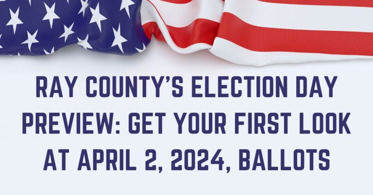Ray County Election Day Preview with American Flag