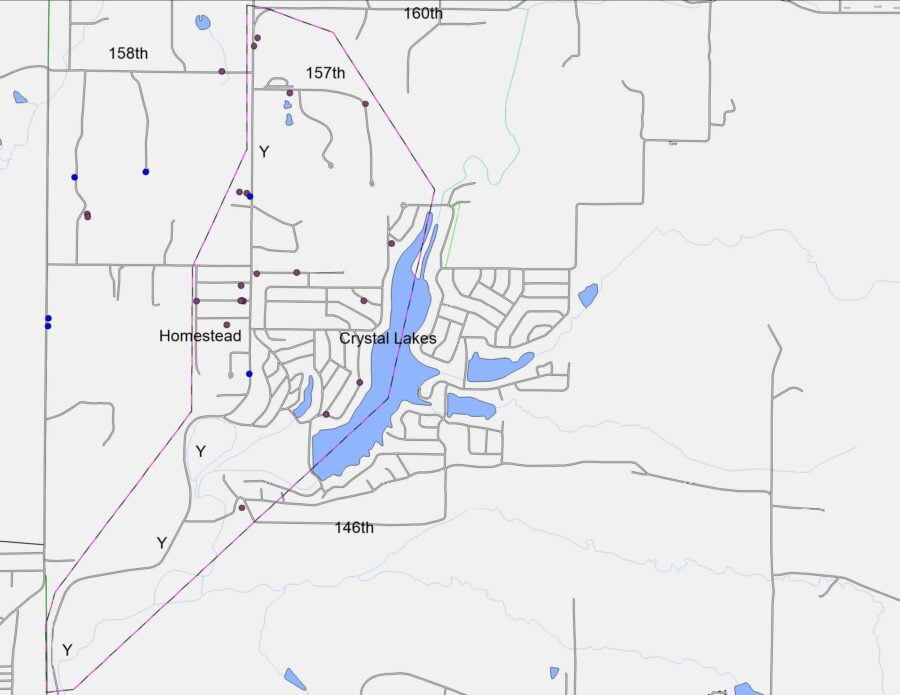 Elkhorn boundary lines for Excelsior Springs School District