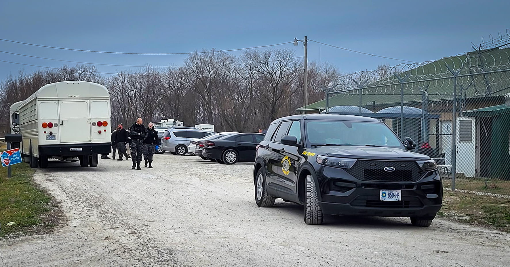 Missouri State Highway Patrol conducting a search of the Ray County Sheriff's Office
