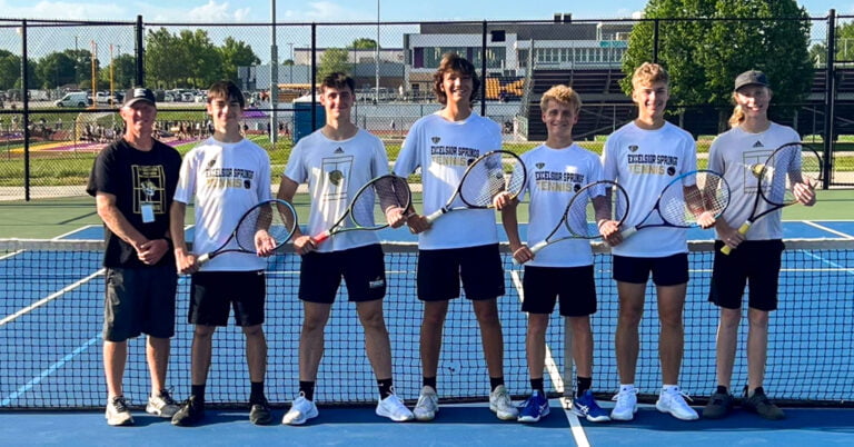 Dearing Delivers: Junior Clinches Team Conference Title for Excelsior Tennis