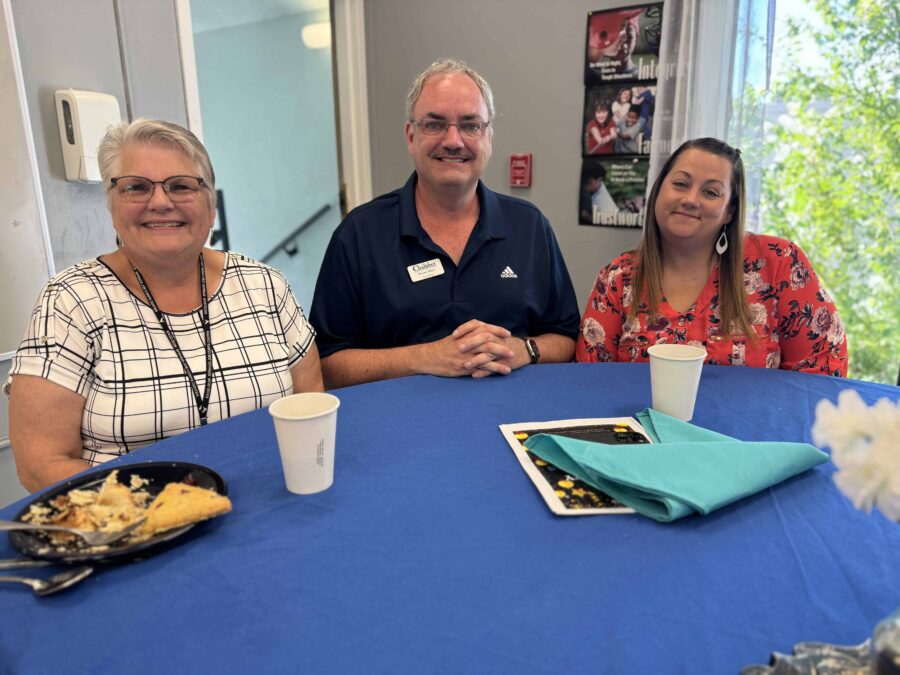 Lori Sams, Brian Rice, and Lindsay Hall