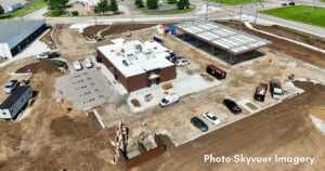 QuikTrip construction site by Skyvuer Imagery
