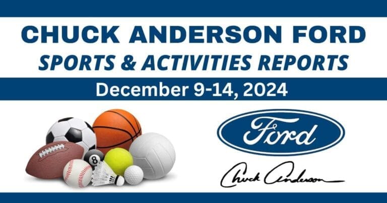 Chuck Anderson Ford’s Weekly Sports Wrap-Up: December 9-14, 2024
