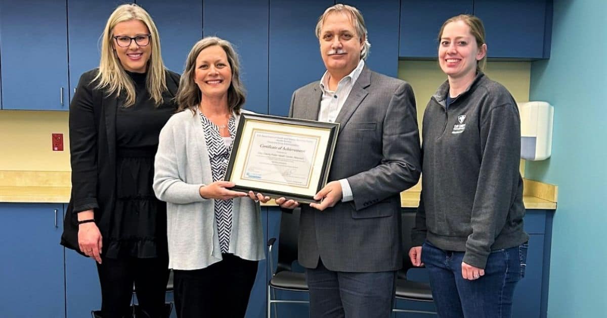 Clay County Public Health Department award from the USDA