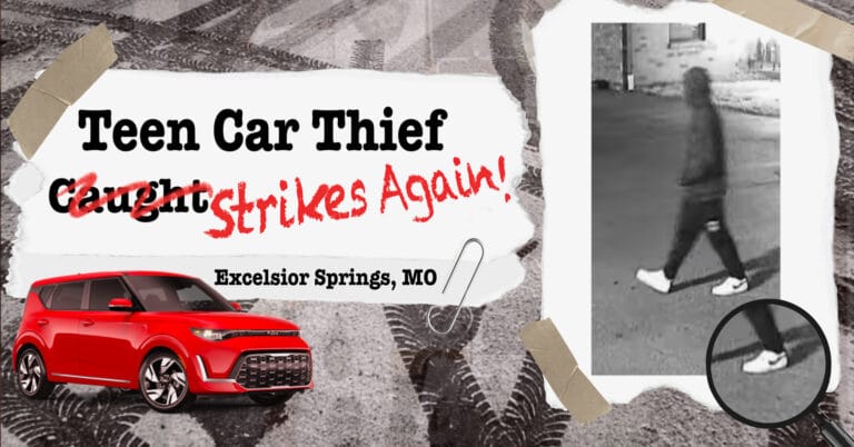 Teen Car Thief Strikes Again!