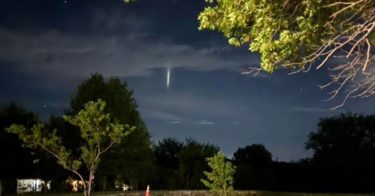 ufo over Lawson, MO