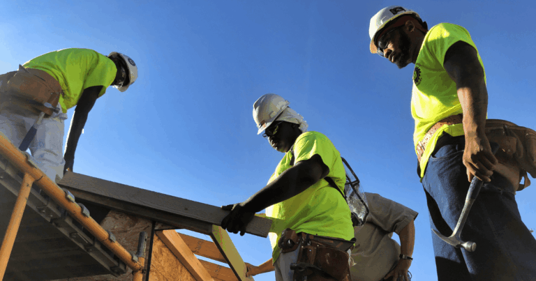 Carpentry students at the Excelsior Springs Job Corps Center