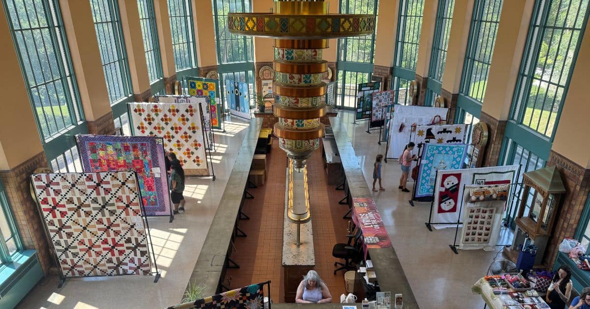 Waterbar at the Hall of Waters during Waterfest's Quilt Show