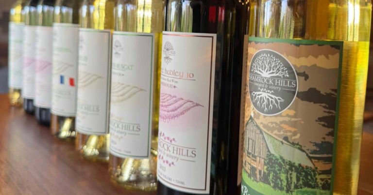 Shamrock Hills Vineyard and Winery Wines