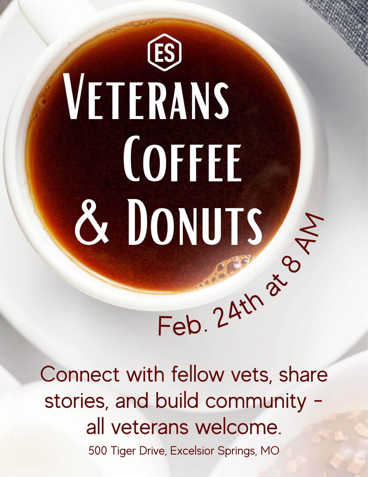 veterans coffee and donuts
