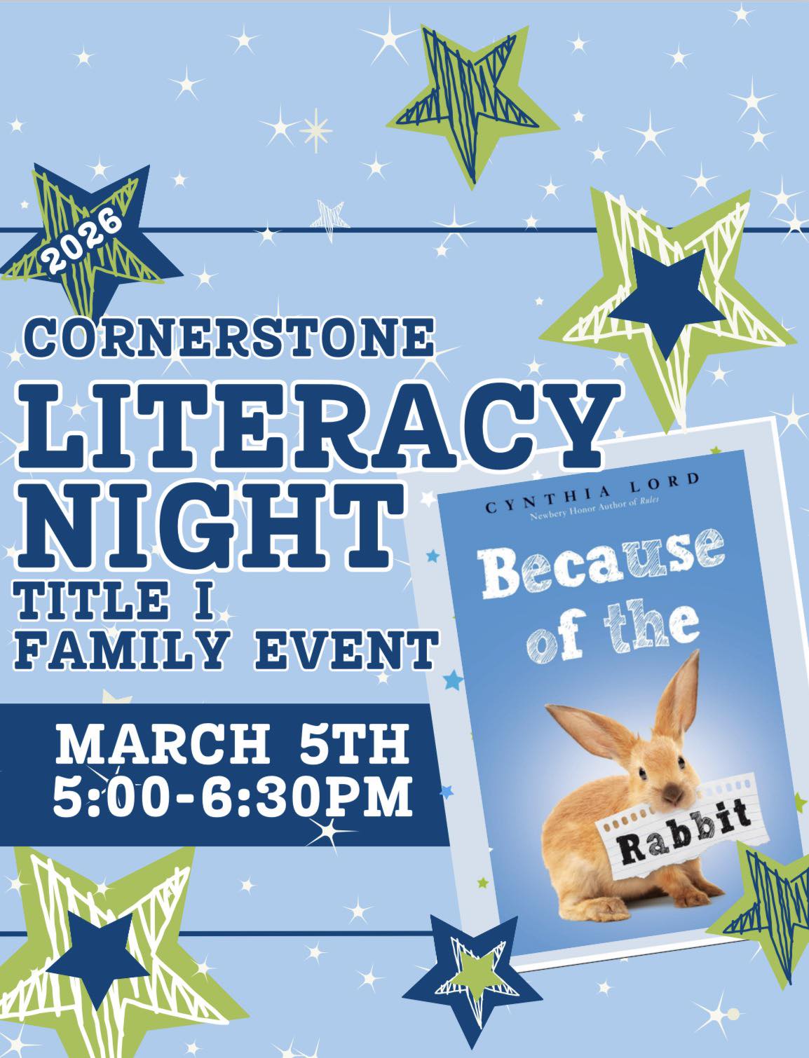 Cornerstone Literacy Night