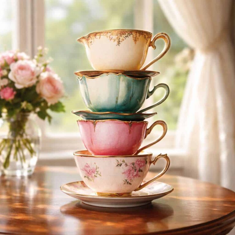 Stacked Teacups