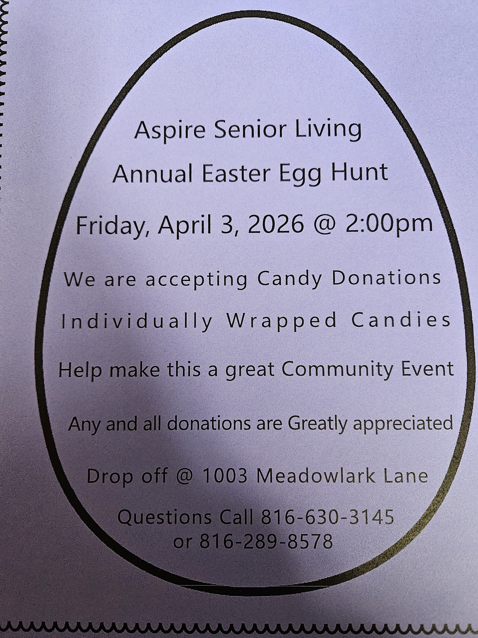 Aspire Easter Egg Hunt