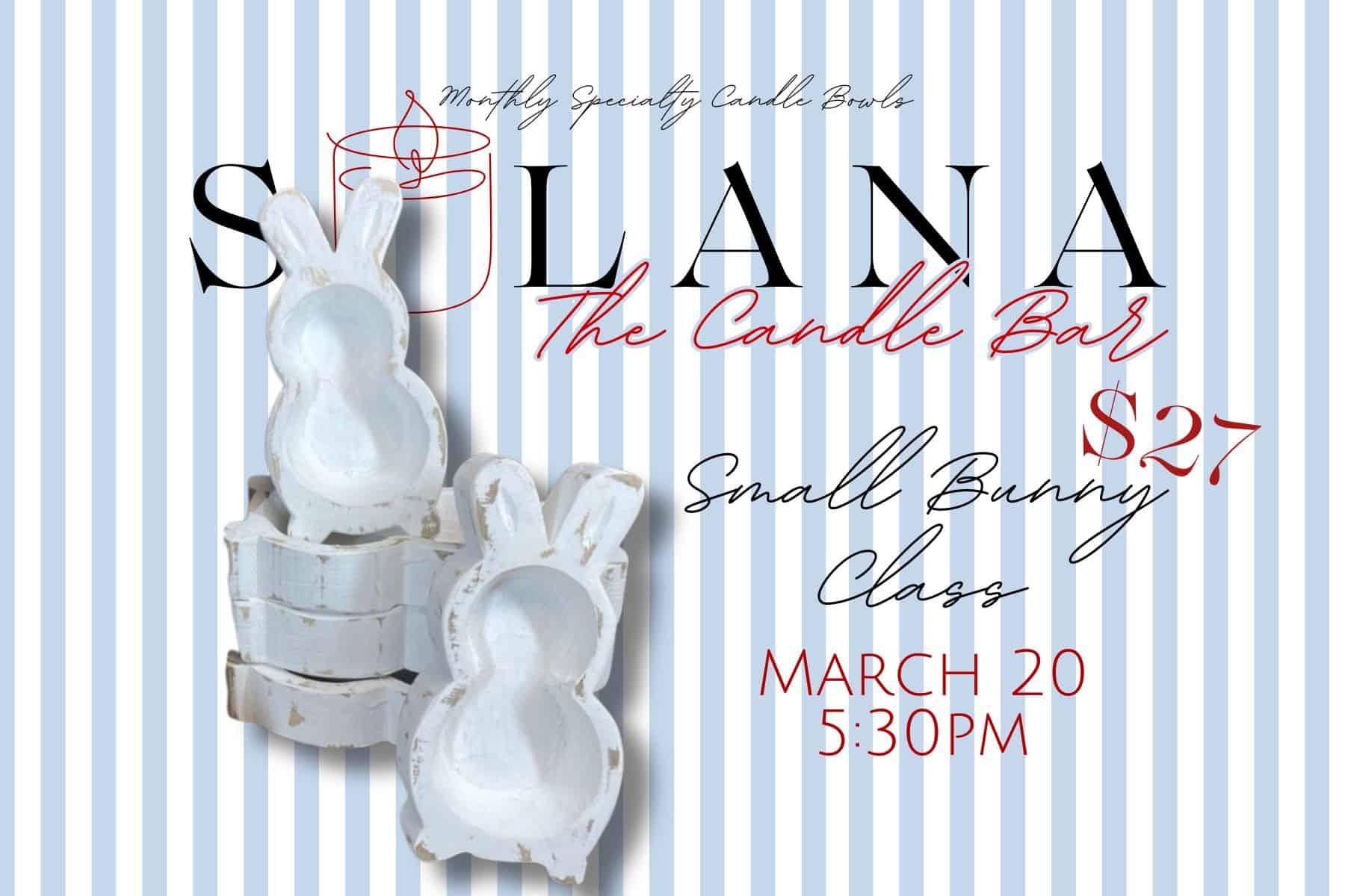 Solana bunny candle class