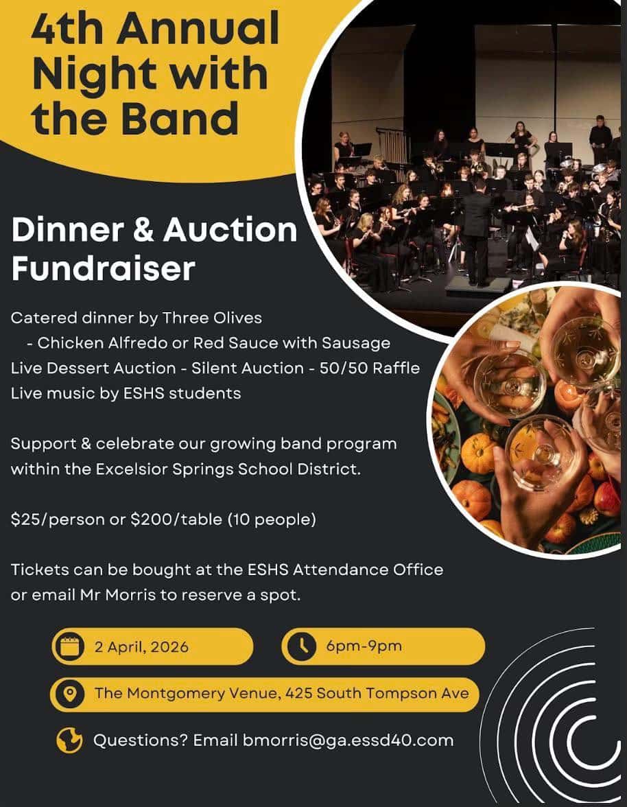 4th Annual Night With the Band (Catered by Three Olives)