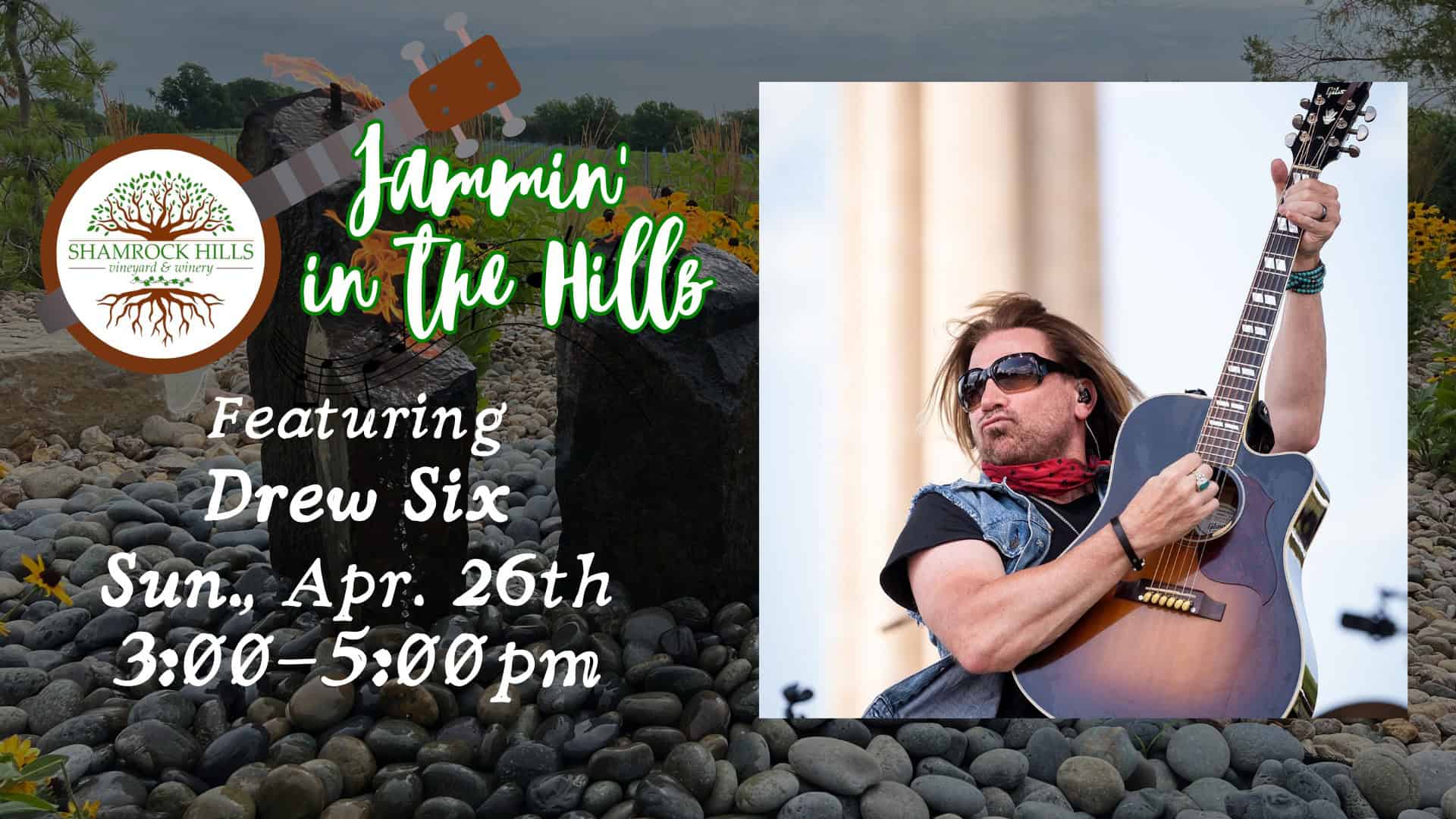 drew six at shamrock hills vineyard