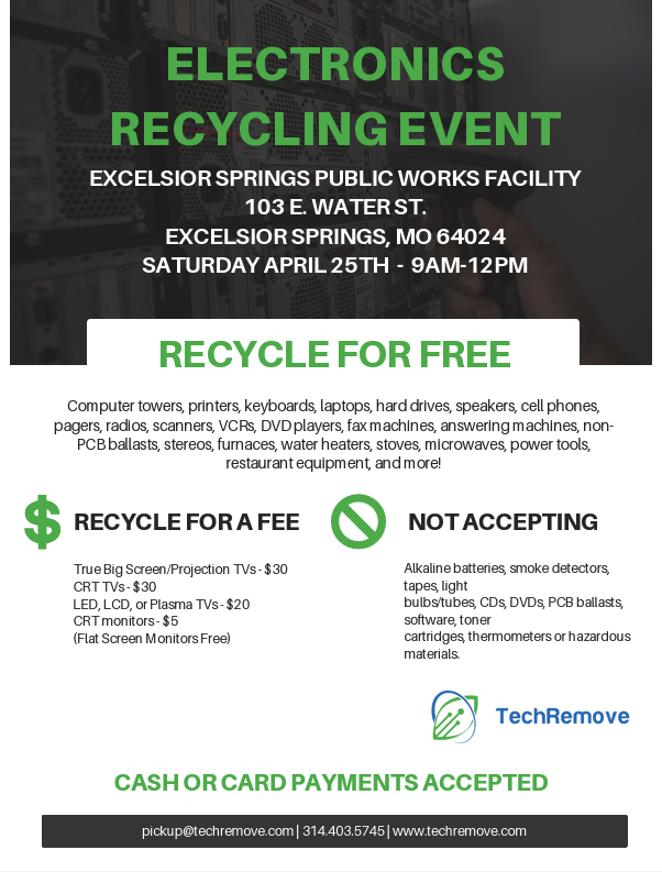 Electronics Recycling Event