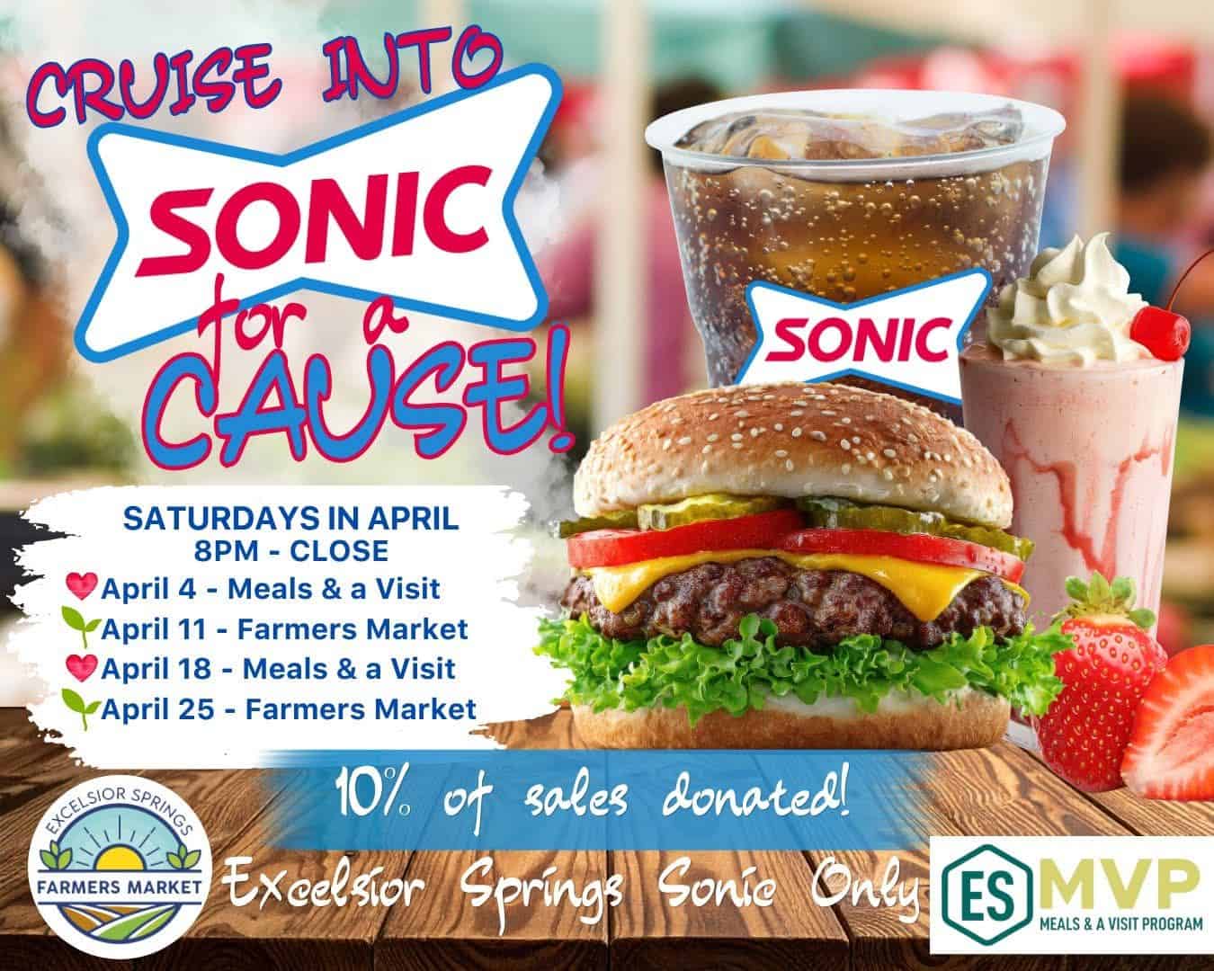 Cruise into Sonic for a Cause