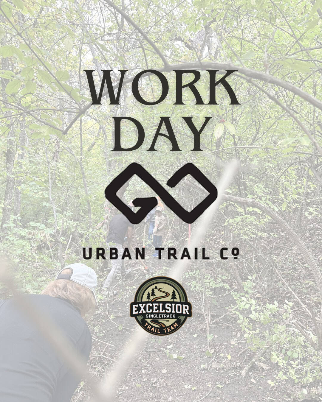 work day at the trail