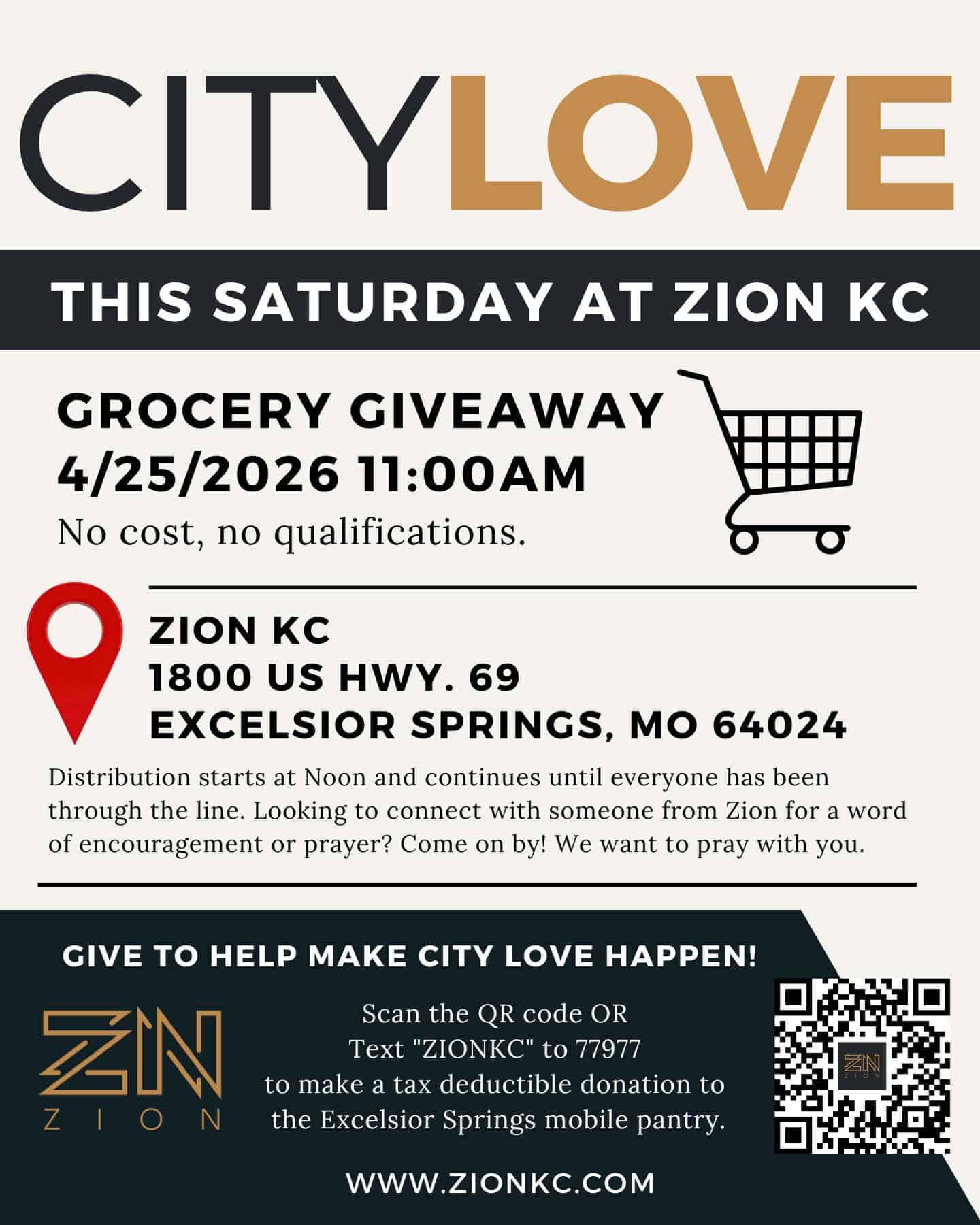City Love grocery giveaway