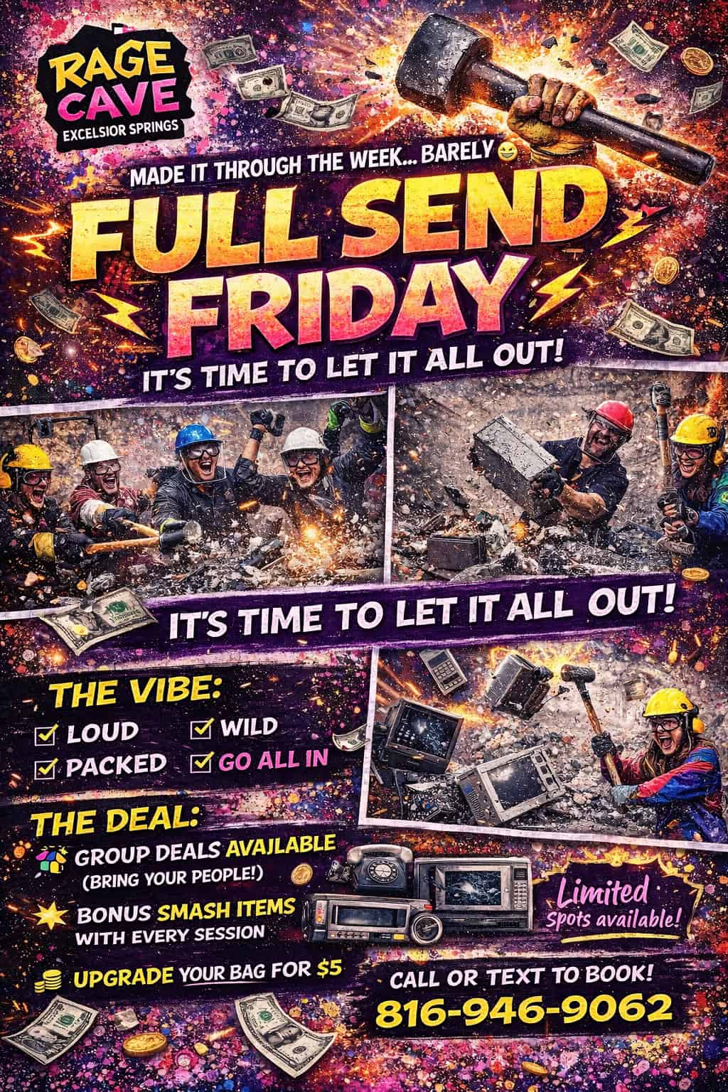 Full Send Friday at Rage Cave