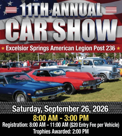 11th annual car show at american legion