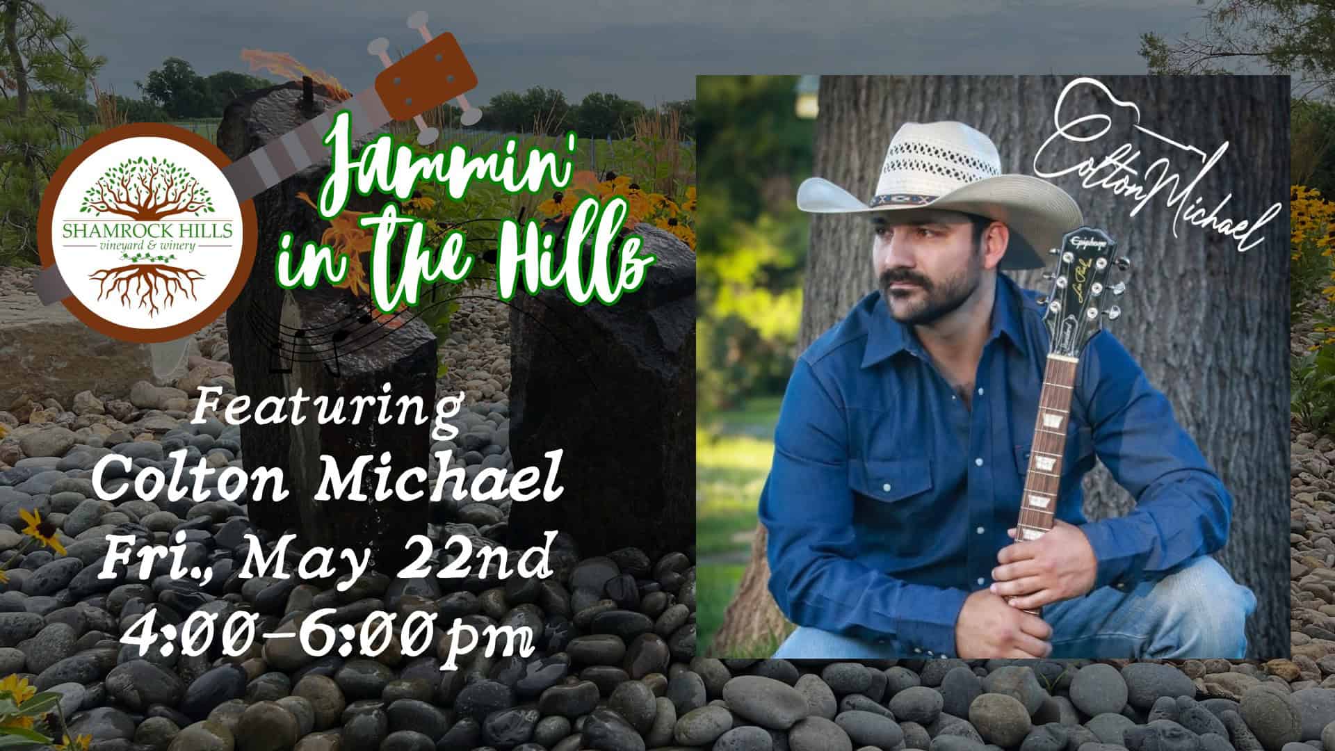 Colton Michael live music at Shamrock Hills