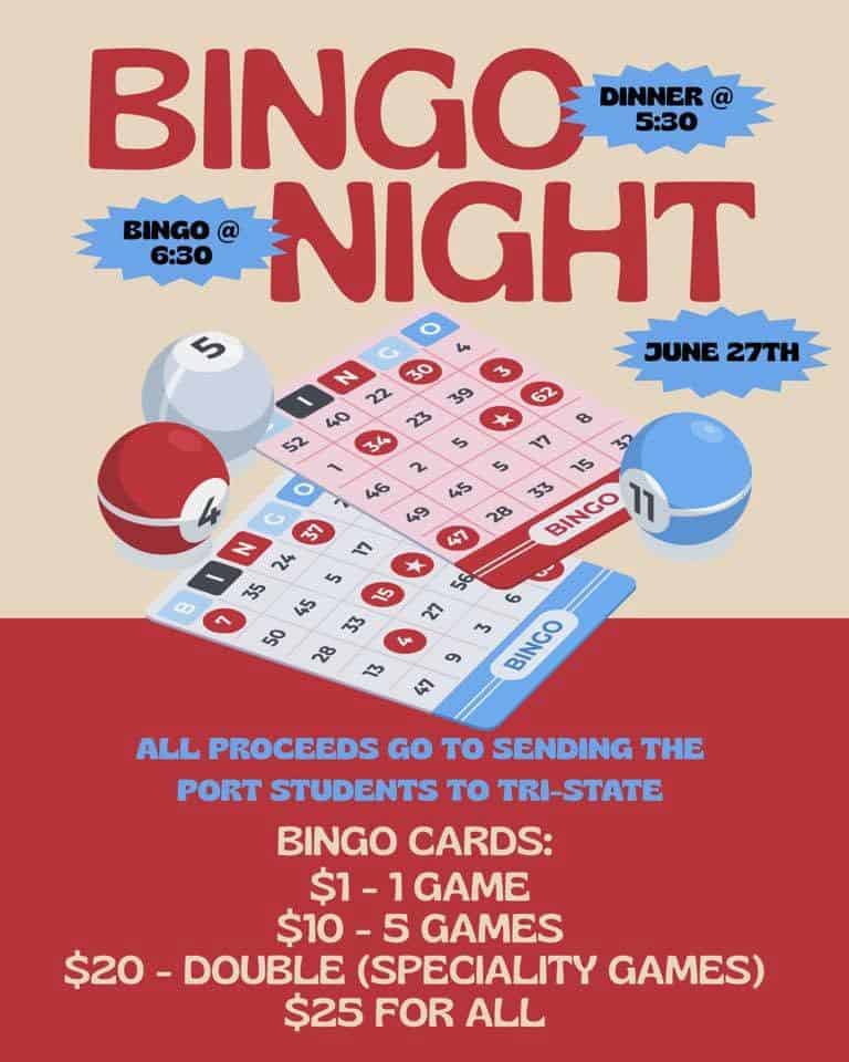Bingo Night at VCU Church