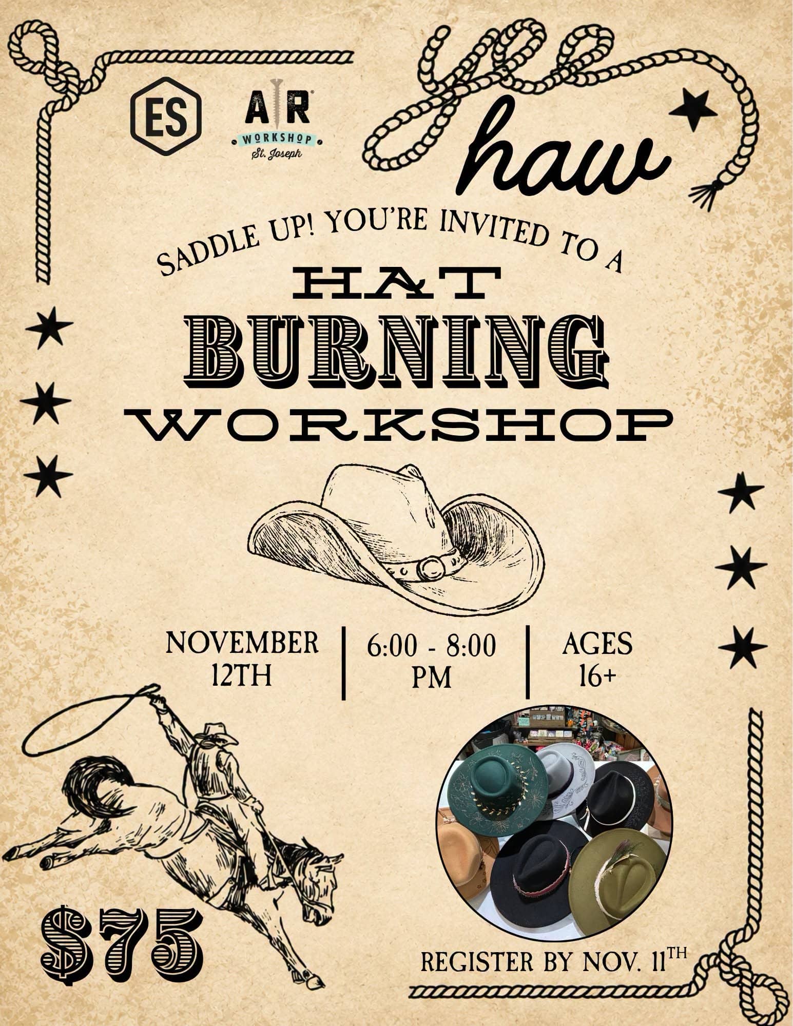 Hat Burning Workshop